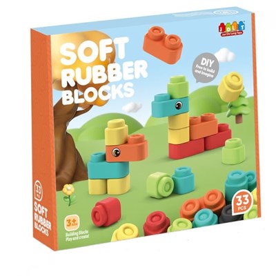 لگو دوپلو 33 قطعه مدل SOFT RUBBER BLOCKS 6081 _لگو