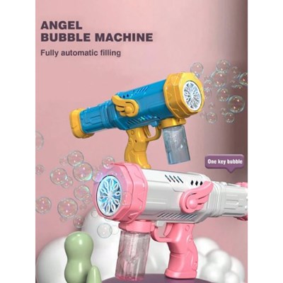 تفنگ اسباب بازی حباب ساز موزیکال Angel Bubble Machine Gun_تفنگ اسباب بازی