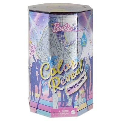 عروسک جادويی باربی همراه 50 سورپرايز مدل Mattel - Dolls - Color Reveal Surprise Party - With 50 Surprises 2 Dolls 2 Pets_عروسک سورپرایزی