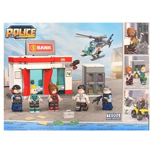 لگو سیتی ایستگاه پلیس شهر 431 قطعه مدل 78006 DECOOL Police Station City _لگو