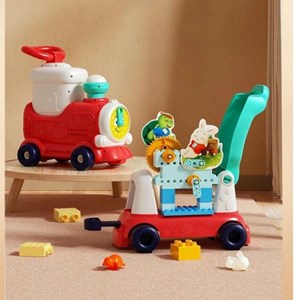 اسباب بازی واکر چندکاره موزیکال طرح قطار هولی تویز مدل Hola Toys E8990_اسباب بازی نوزادی