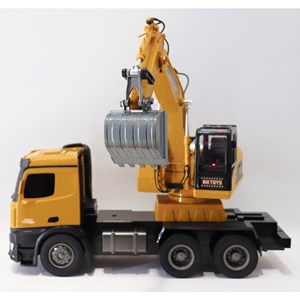 اسباب بازی بیل مکانیکی کنترلی بزرگ مقیاس 1:14 مدل EXCAVATOR LOADER NAN HONG 9916_ماشین کنترلی