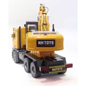اسباب بازی بیل مکانیکی کنترلی بزرگ مقیاس 1:14 مدل EXCAVATOR LOADER NAN HONG 9916_ماشین کنترلی