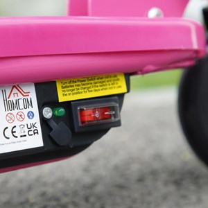 اسکوتر برقی تاشو 120 واتی با ارتفاع قابل تنظیم رنگ صورتی مدل HOMCOM E Scooter_اسکوتر