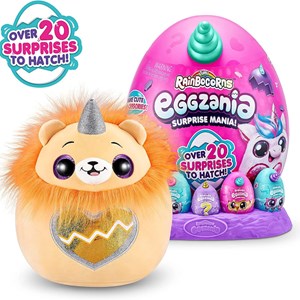 عروسک سورپرایزی رینبوکورنز RainBocoRns سری Eggzania با شاخ آبی _عروسک سوپرایزی