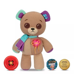 عروسک رباتیک تِردی خرس چشم دکمه ای مدل Moose - Thready Bear_عروسک رباتیک