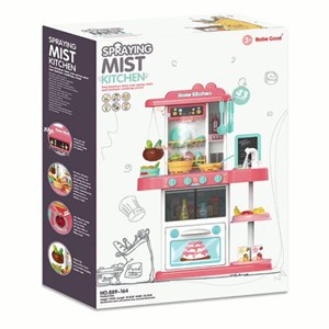 ست اسباب بازی آشپزخانه بزرگ 43 تکه با بخار و سینک مدل Mist Kitchen_اسباب بازی لوازم خانگی