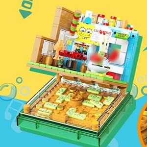 لگو رستوران کراستی کراب آقای خرچنگ از سری باب اسفنجی 310 قطعه مدل AB0026_لگو