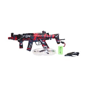 تفنگ اسباب بازی شارژی تیر ژله ای دو حالته مدل 222 MP5_تفنگ اسباب بازی