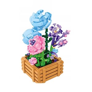لگو گل رز و گلدان مدل 9109
