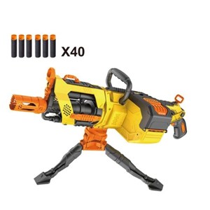 تفنگ اسباب بازی مسلسل رگباری پایه دار تیر فومی Blaster Shots Super Easy Loading Gun _تفنگ اسباب بازی