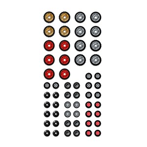 لگو کلاسیک چرخ های مختلف 653 قطعه مدل Lego Classic_Bricks and Wheels_11014 Building Kit_لگو