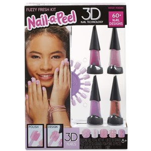 ست طراحی ناخن Nail Art سری FUZZY FRESH‏_اکسسوری